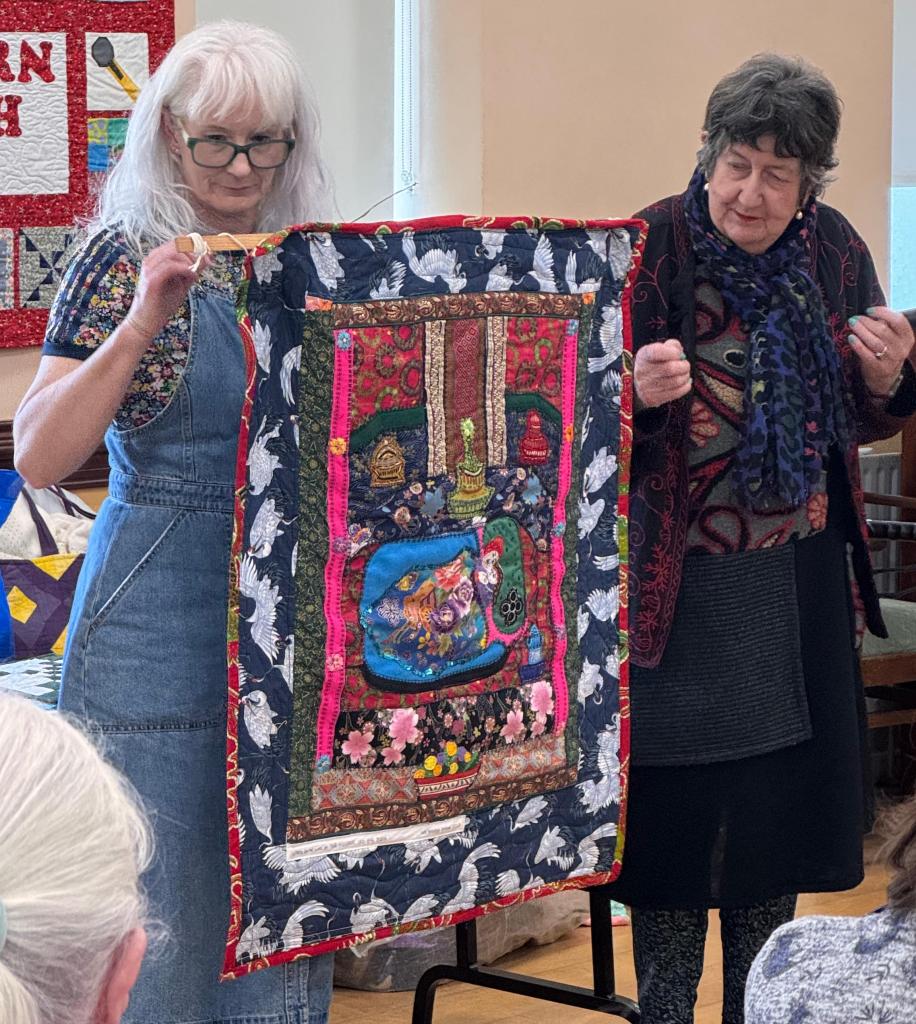 Persian miniature inspired quilt